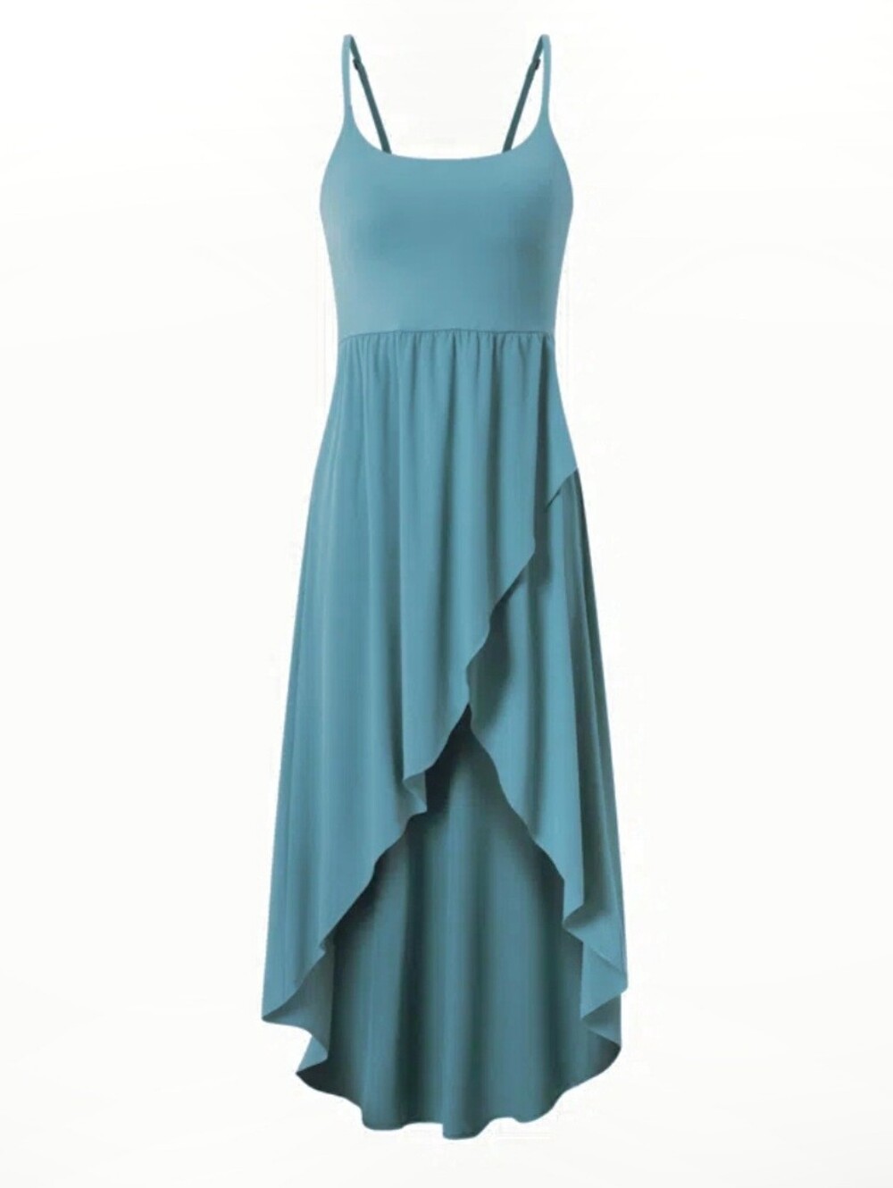 Halara 2pc Breezeful High Low Midi Dress With Shorts